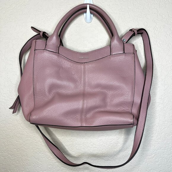 ✨ Closet Refresh - Perlina Amelia Dusty Rose Leather Satchel - Picture 3 of 14